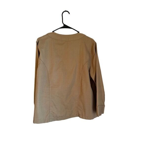 Vintage Y2K 90’s Allison Lane O Ring accent open front blazer with pockets sz M - Picture 6 of 7